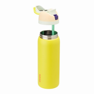 Owala 32oz FreeSip® Water Bottles Yellow | 9624-ZCNRQ